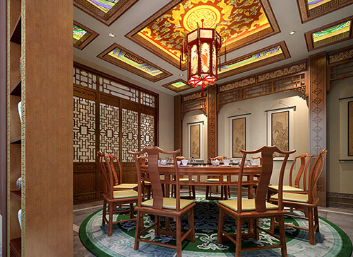 青浦中式古典风格家居装修设计效果图