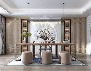 青浦新中式风格茶室如何规划设计